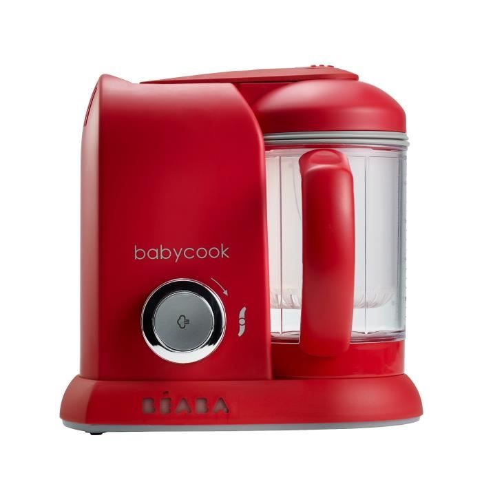 Beaba Babycook Solo Robot Bebe 4 En 1 Cuiseur Mixeur Rouge Cdiscount Puericulture Eveil Bebe