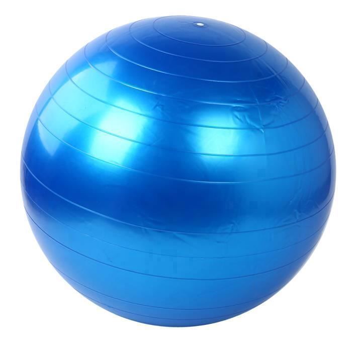 GYM BALL -Ballon de yoga 55cm Exercice Fitness GYM Lisse Yoga Ball BU XCH50803548BU_sim