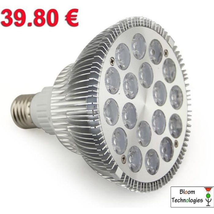 Ampoule Lampe Phyto LED Horticole 54 Watts Floraison Culture Intérieure Hydroponie Indoor