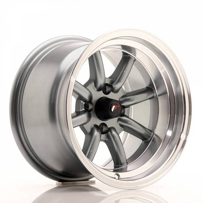 Jante Alu 14- Japan Racing JR19 14x9 ET-25 4x100 Gun Metal