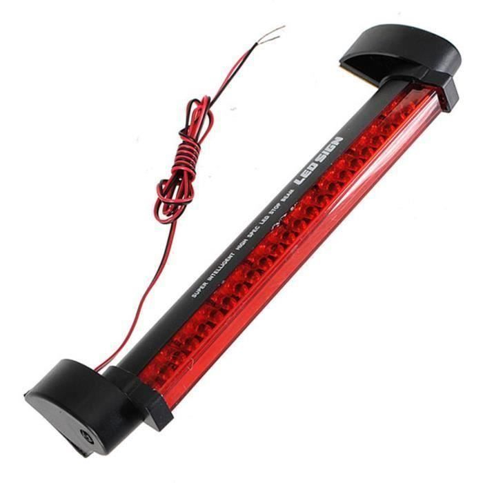 U Lampe Ampoule Feux Frein Stop 3ème 24 LED Lumière Rouge 12V pour Voiture Auto