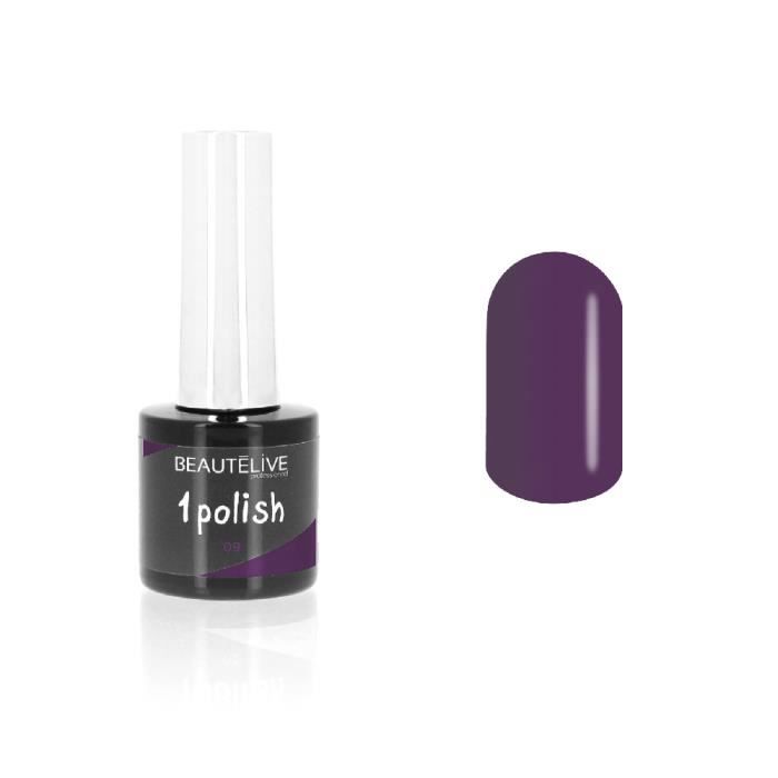 Beautélive Vernis semi-permanent 3 en 1 09 - Ultra violet , 8ml