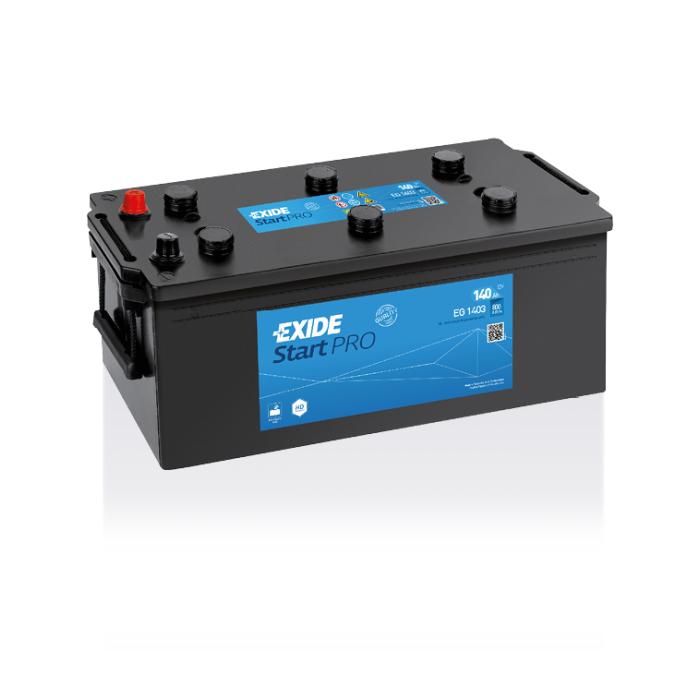 BATTERIE CAMION EXIDE StartPRO 12V 140 AH 800A (+ GAUCHE)