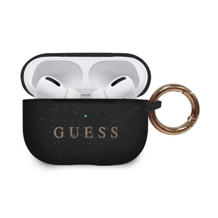 ETUI SILICONE NOIRE GUESS POUR APPLE AIRPODS PRO - GUESS®