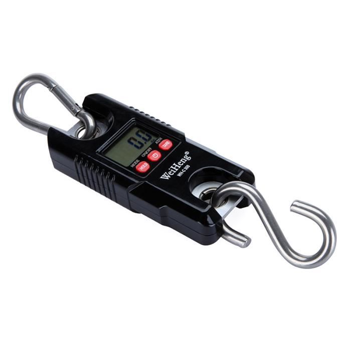Mini échelle de grue portable 300kg 0.1kg Écran LCD Crochet électronique numérique Échelle de suspension avec rétro-éclairage blanc