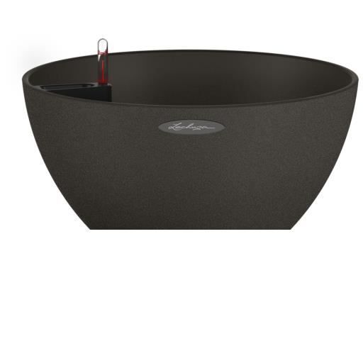 LECHUZA Jardinière CUBETO Color 40 ALL-IN-ONE Noir graphite 13842