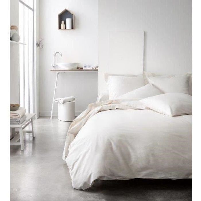 TODAY housse de couette 100% coton - 220x240 cm - Ivoire