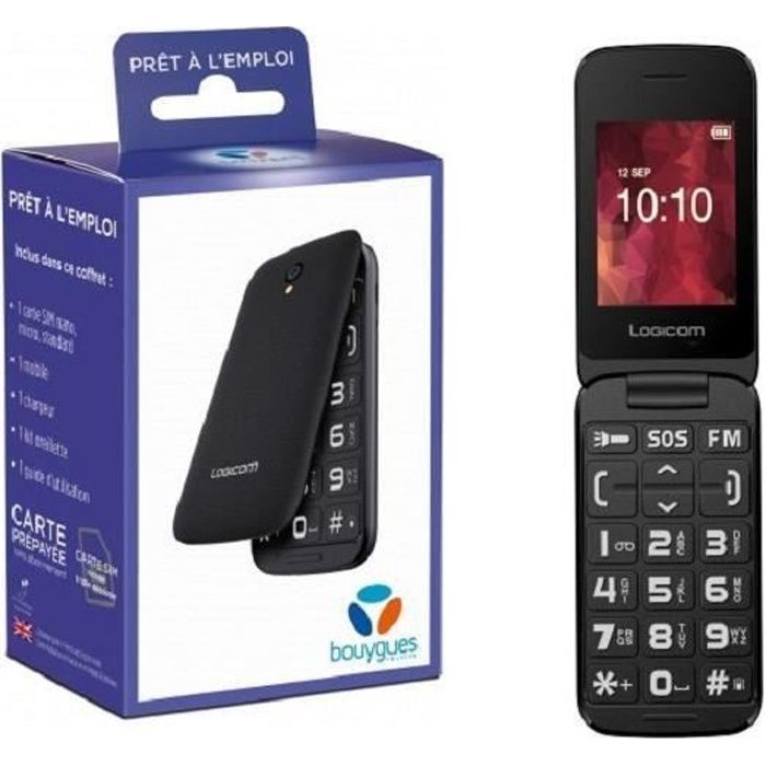 Téléphone Portable Logicom L248 Dual SIM - Mobile Bouygues Telecom - 053