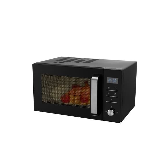 MEDION Four micro-ondes Grill 23L (MD 18042) Noir, Comptoir, Micro-ondes grill, 23 L, 900 W, boutons, Rotatif, Noir
