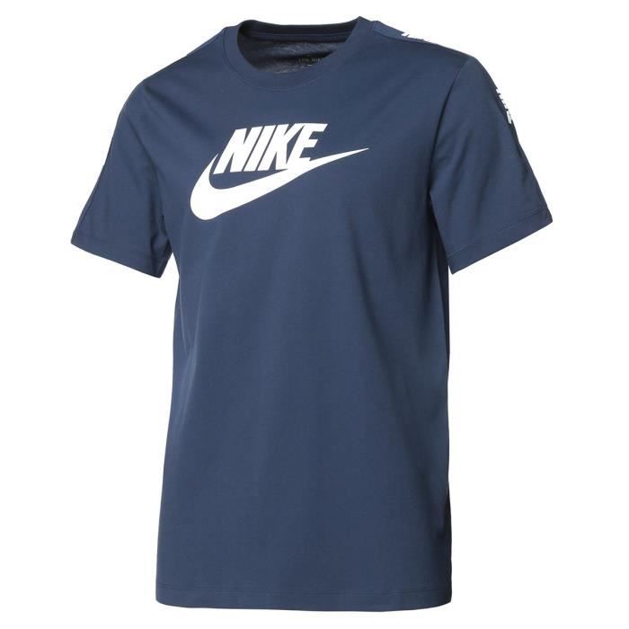 NIKE T-shirt Nsw Hybrid - Homme - Bleu Marine