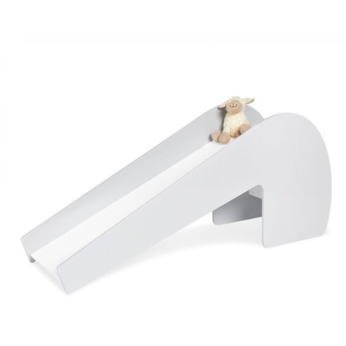 Toboggan d'intérieur bois blanc/gris Pinolino 2 - 3 ans, 3 - 6 ans