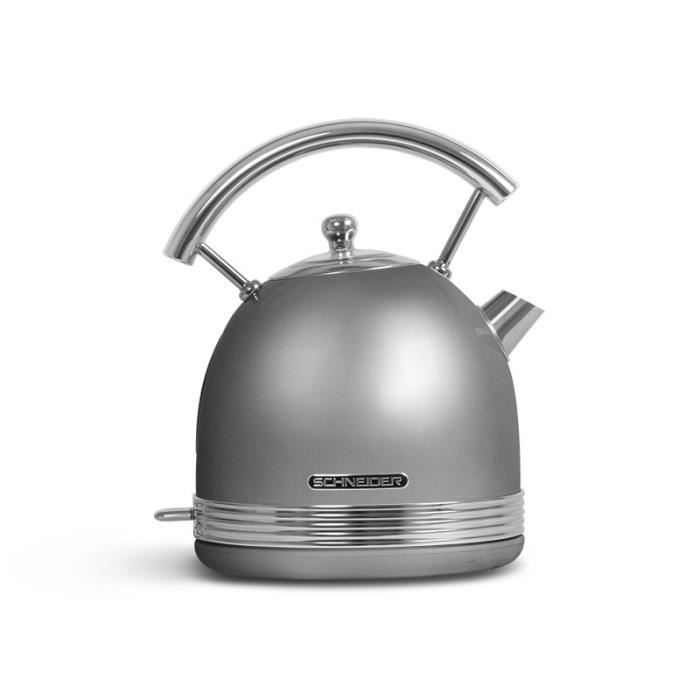 SCHNEIDER SCKE17S - BOUILLOIRE VINTAGE SILVER 1.7 LITRES