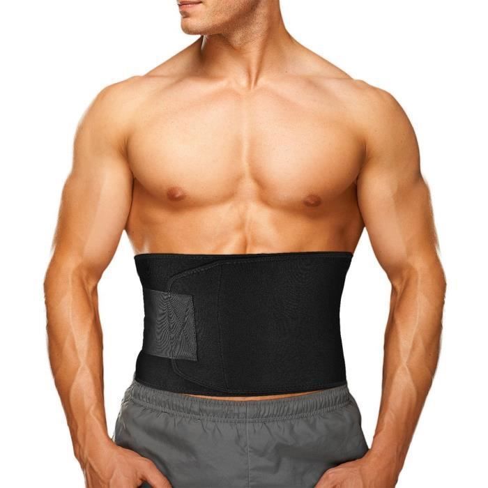 【Ceinture Abdominale】TopElek Ceinture de Sudation pour Homme et Femme Ceinture de Minceur Ajustable Réglable pour Estomac, en Néoprè