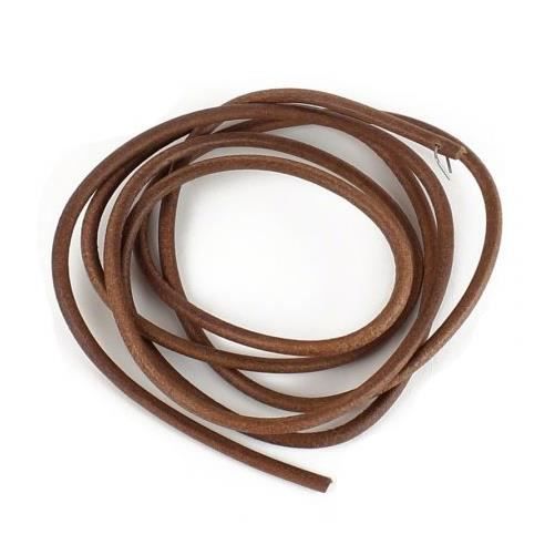 Courroie en cuir pour machine à coudre de type Singer ancienne à pédalier (180cm x 5mm)