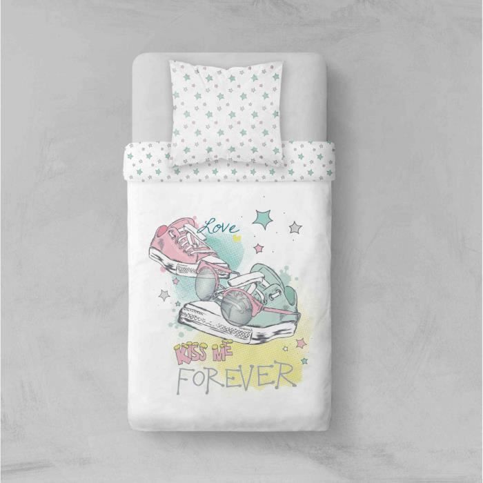 TODAY Parure de couette Microfibre FOREVER - 140x200cm