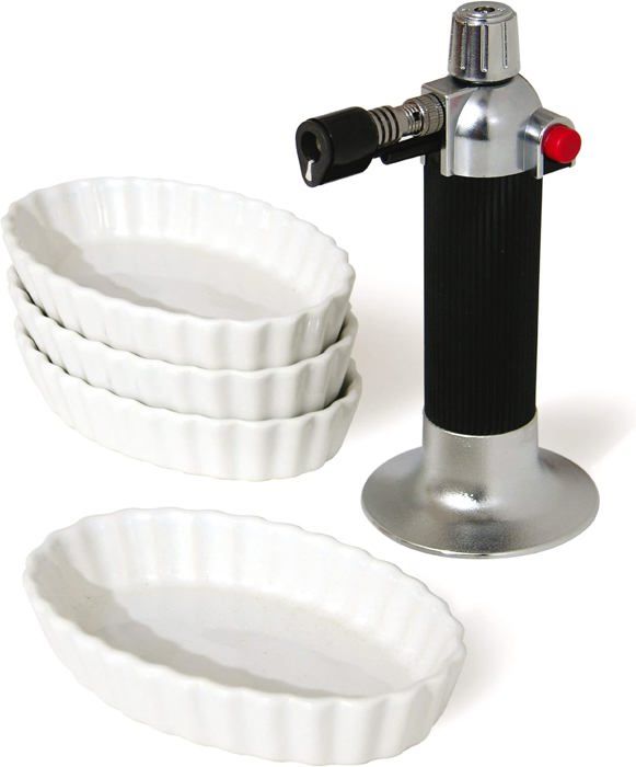 Lot De 2 Chalumeaux De Cuisine Pro Butane/Propane – Crème Brûlée, Barbecue, Pâtisserie & Camping – Flamme 1300°C