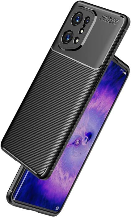Coque Anti-choc en caoutchouc, silicone et Fiber de carbone