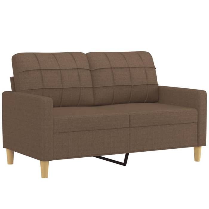 BEAU Canapé à 2 places Marron 120 cm Tissu SS0000228247