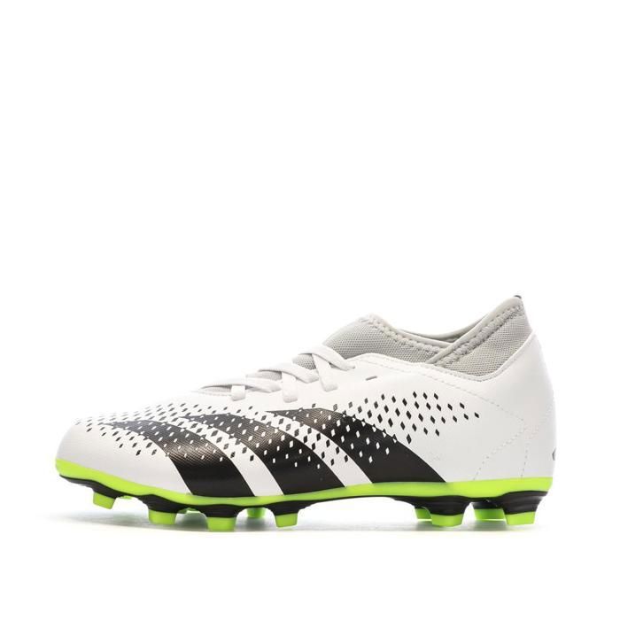 Chaussures de football Blanc/Noir Garçon Adidas Predator Accuracy.4