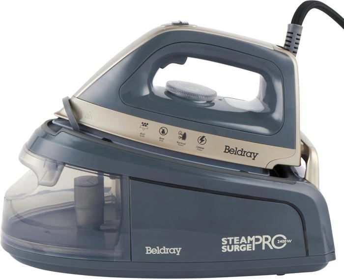 Centrale Vapeur Beldray Titanium Steam Surge Pro 2400W - Réservoir 1.2L, Semelle Céramique, Anti-calcaire - Repassage Facile