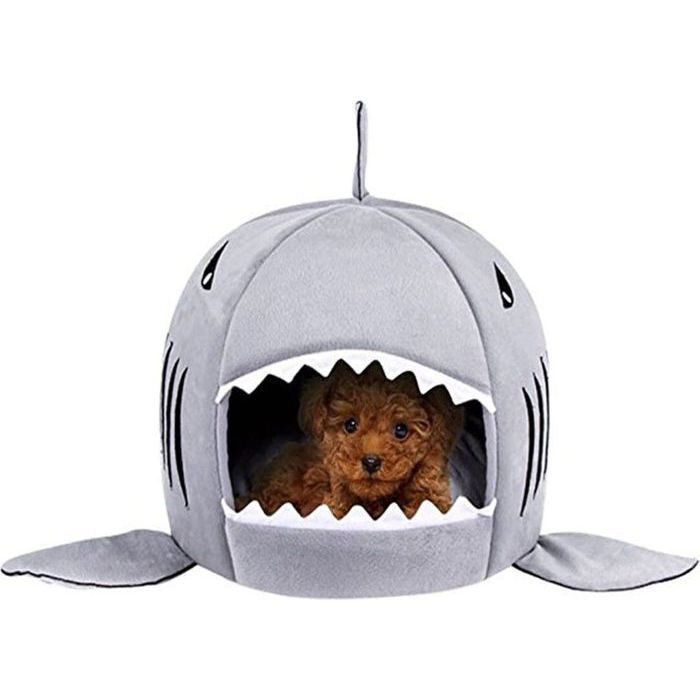 Meilleurs prix pour 1 Sac de couchage doux et chaud pour animaux de compagnie petit nid douillet gris pour chiens et chats