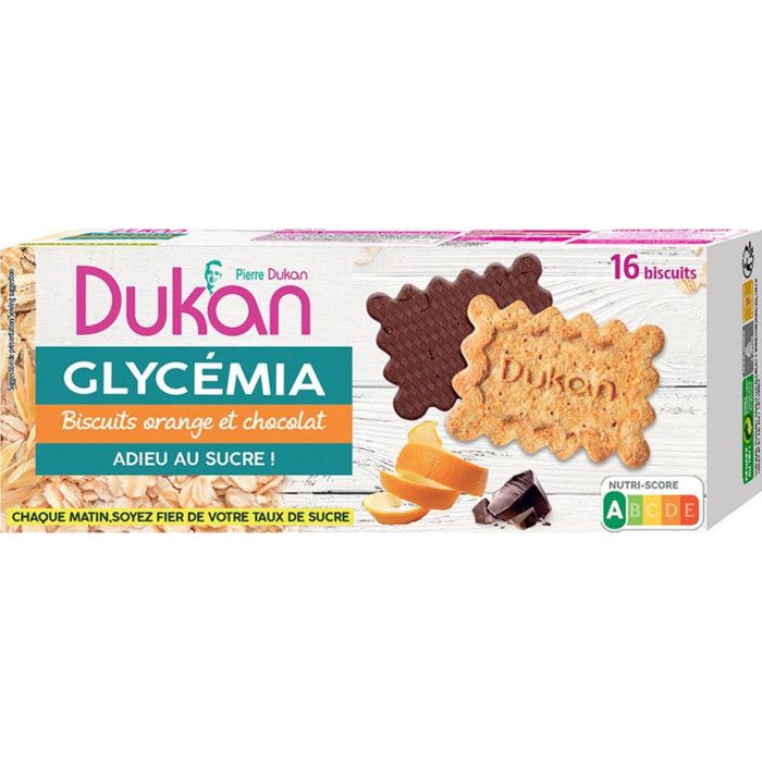 DUKAN Biscuits orange et chocolat 16 biscuits - Cdiscount Au quotidien