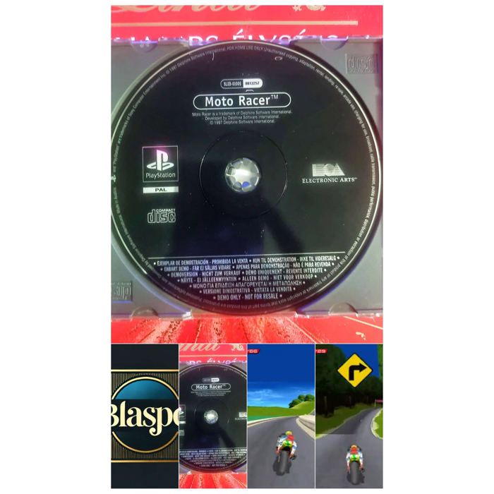 Delphine Software Moto Racer – PS1 – Cd Démo Seul – Sans Boîtier – Version Pal