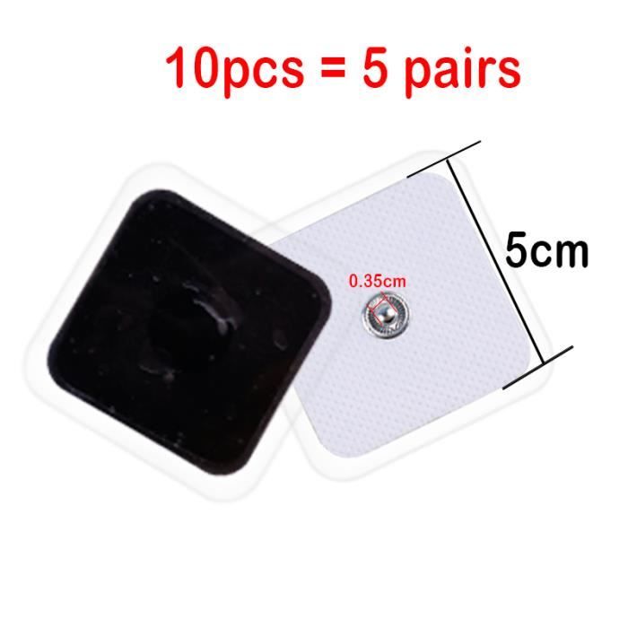 FarmaMed 20 électrodes De Rechange Pré-gélifiées 40x40 Mm, Pour électrostimulateur TENS+EMS, Sans Gel Nécessaire