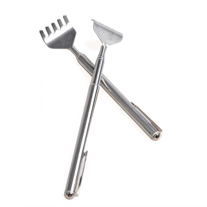 Bâton Télescopique Pointeur KEQAR - 120 Cm - Acier Inox, Poignée Antidérapante - Pour Cours, Présentations, Tableau