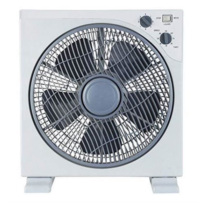 Ventilateur sur pied - ARDES - AR5B29 - 3 vitesses - Rotation 360° - Minuteur - Pales 30 cm - Ardes