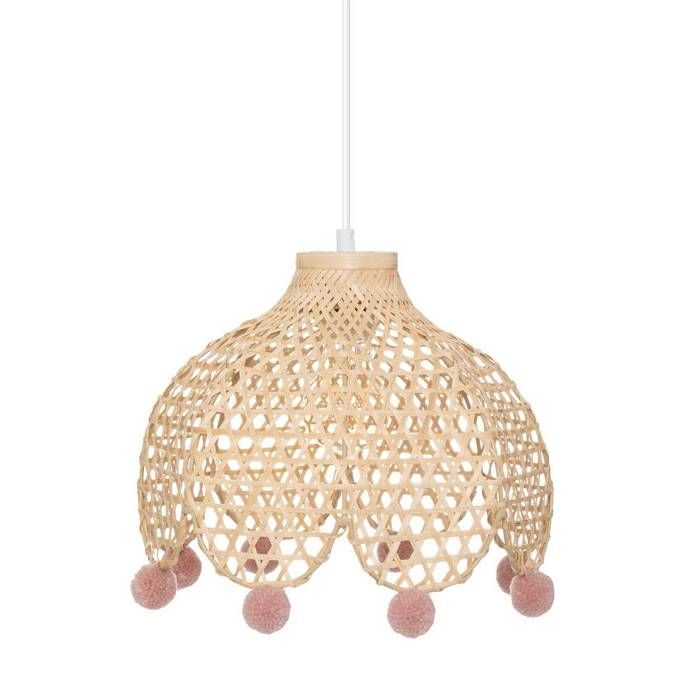 Suspension Week end à la campagne H.22cm bambou - Atmosphera Créateur dintérieur