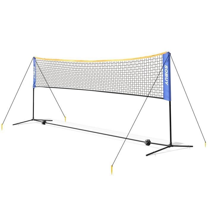 Filet De Volley pour Piscine Pièces De Rechange Réglables | Filet Volley-Ball Piscine Extérieure 4,6 X 0,9 M Résistant pour Été Tennis Fête Plage Jardin