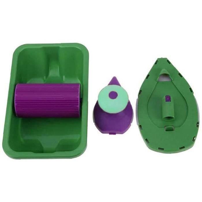 Kit Peinture éponge Enfants - 26 Outils + Tablier Imperméable - Créativité Et Loisirs Créatifs
