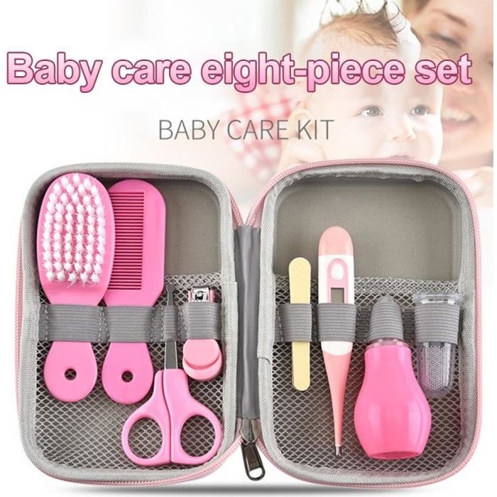 Bébé Soins des Ongles Set, Manucure Bébé Kit 4-en-1 avec Étui Rose  Coupe-Ongles, Ciseaux, Lime et Pince à Épiler. - Cdiscount Puériculture &  Eveil bébé