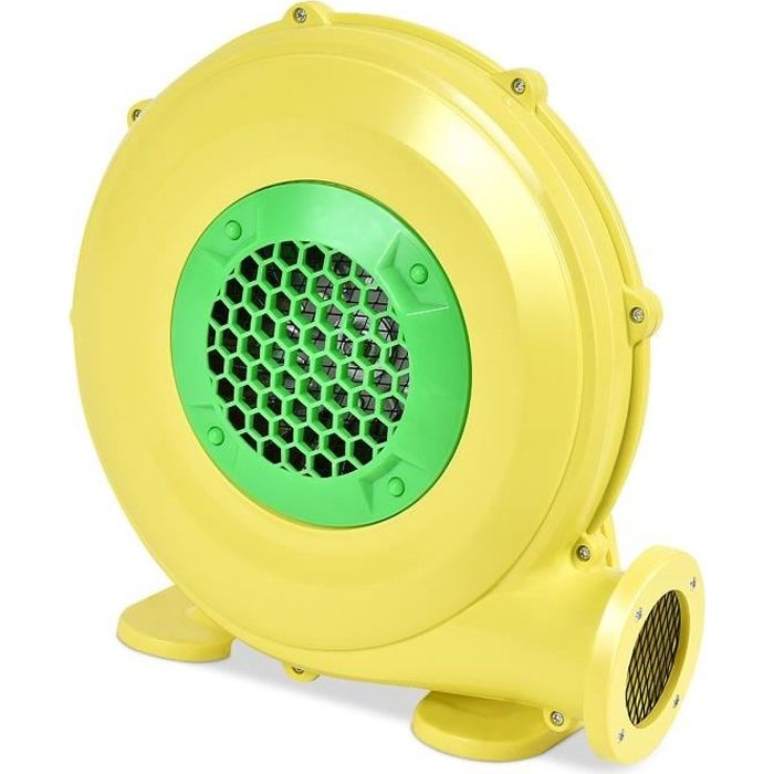 Souffleur Pompe Gonflable de Ventilateur d’Air Éléctrique GOPLUS - Jaune - 380W - Vitesse de lair 285 km/h