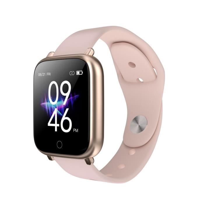 Montre connectée femme carre clearance