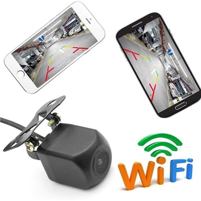 Caméras de recul pour voiture GOFORJUMP WiFi caméra de recul caméra de recul Vue arrière 12V Mini Corps étanche tachygra 11467