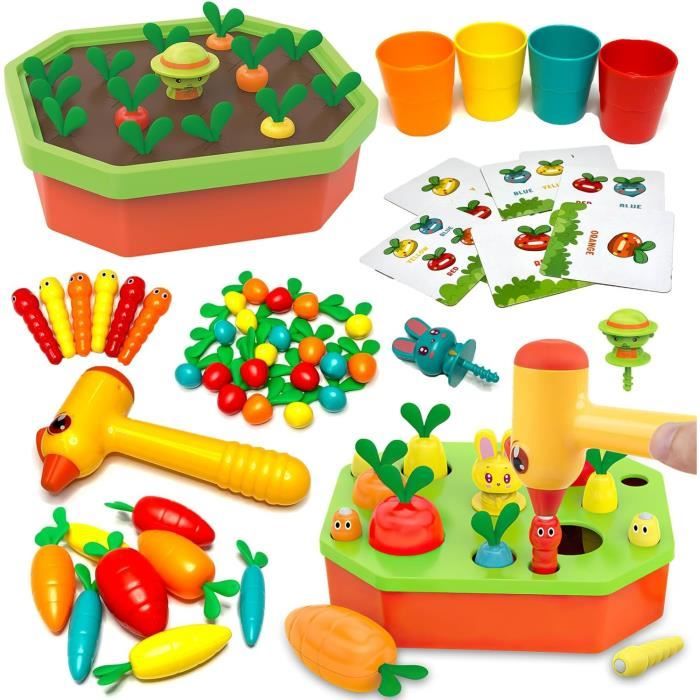 Jouet Fille Garçon 2 3 4 Ans, Jeu de Pêche Magnetique Jeux Montessori 2-4  Ans Jouets en Bois Enfant Cadeau Fille Garçon 2 - Cdiscount