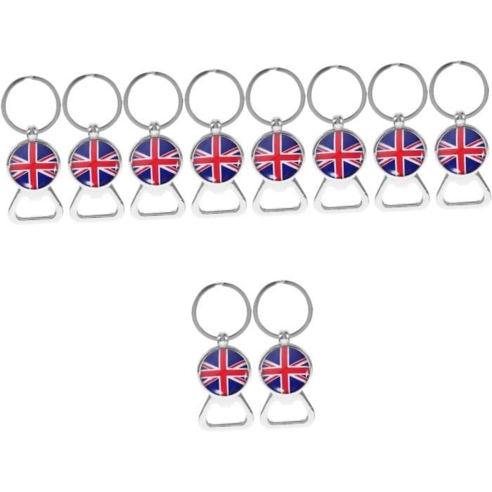 Porte-Clés Ouvre-Bouteille Avion WBZOWRB - Design Vintage Acier Inox - Décapsuleur Portable - Cadeau Amateurs Bière