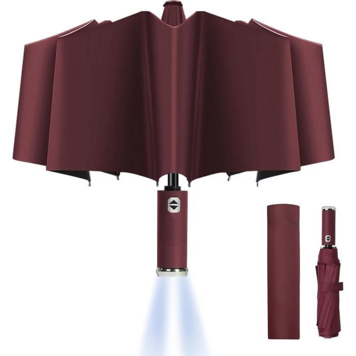 Parapluie Pliant De Poche Compact Automatique - Résistant UV Ultra Léger Pour Homme Femme - Voyage & Plein Air