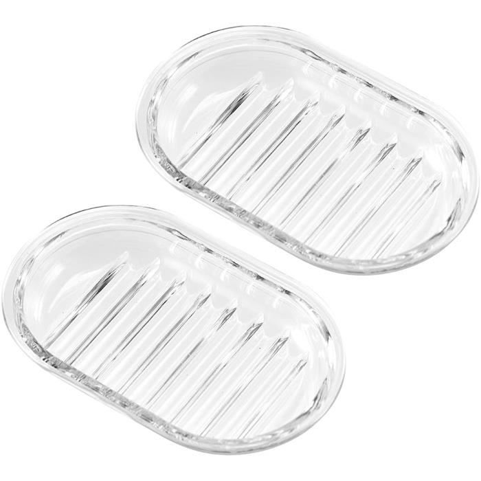 Boîte à Savon Ronde Voyage Avec Couvercle – Porte-Savon Plastique Étanché, Égouttoir Amovible, 9 Cm, Idéal Douche & Sac