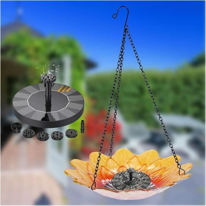 Disque Nettoyant En Cuivre Pour Bain D'Oiseaux - Purificateur D'Eau Anti-Algues 10x10 Cm