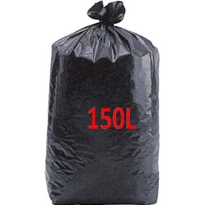 5 rouleaux Lot de 150 sacs poubelle jetables pour la maison Noir, L 7,5 cm x Ø 7 cm la salle de bain le salon 