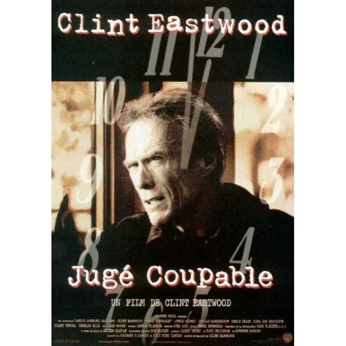 Juge Coupable Film Clint Eastwood Jugé Coupable - 1999 - Clint Eastwood - 116x158cm - AFFICHE ORIGINALE