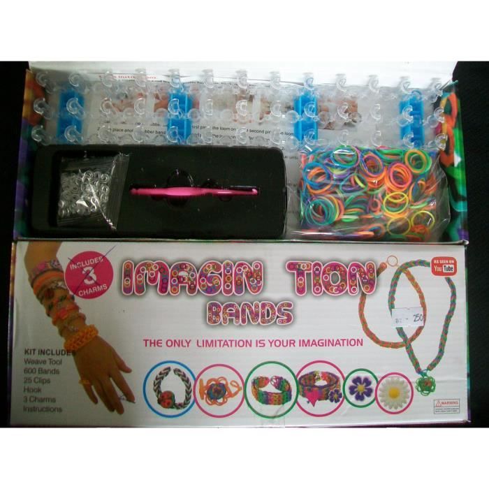 Boite Elastique Idem Rainbow Loom Band 600 Achat Vente Creation De Bijoux Boite Elastique Idem Rainbo Cdiscount