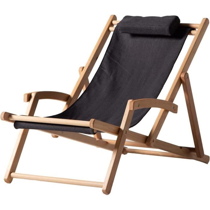TSQZE Oreiller De Chaise Longue Appui-Tête Réglable Beige - Coussin Confort Pour Jardin Et Extérieur