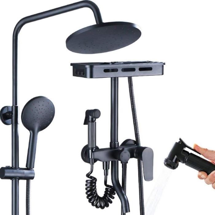 Colonne de Douche Ensemble de Douche Système Réglable Douchette à Main