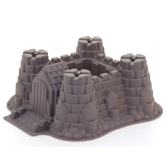 Moule A Gateau En Silicone Forme Chateau Fort Cdiscount Maison