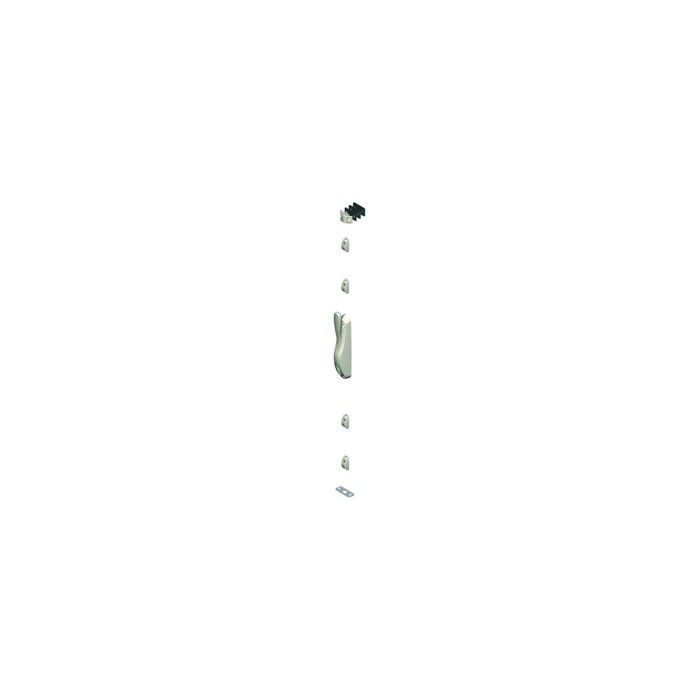 Crémone à Levier Pour Porte - Modèle Pompier Déesse 6887 Blanc - Boîtier Seul - Neuf