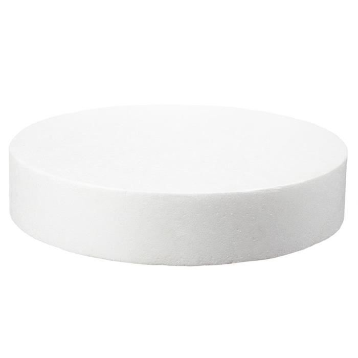 disque polystyrene 25 cm x 5 cm achat vente plat plateau jetable cdiscount
